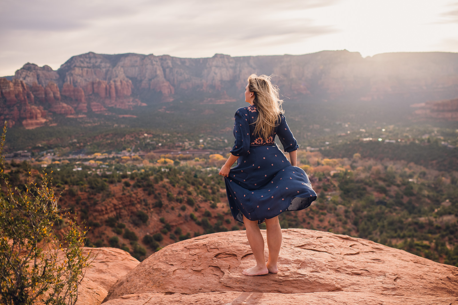 Sedona red rock sunrise